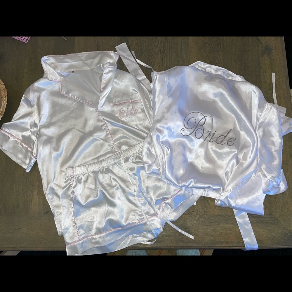 David’s bridal pajama and Robe set